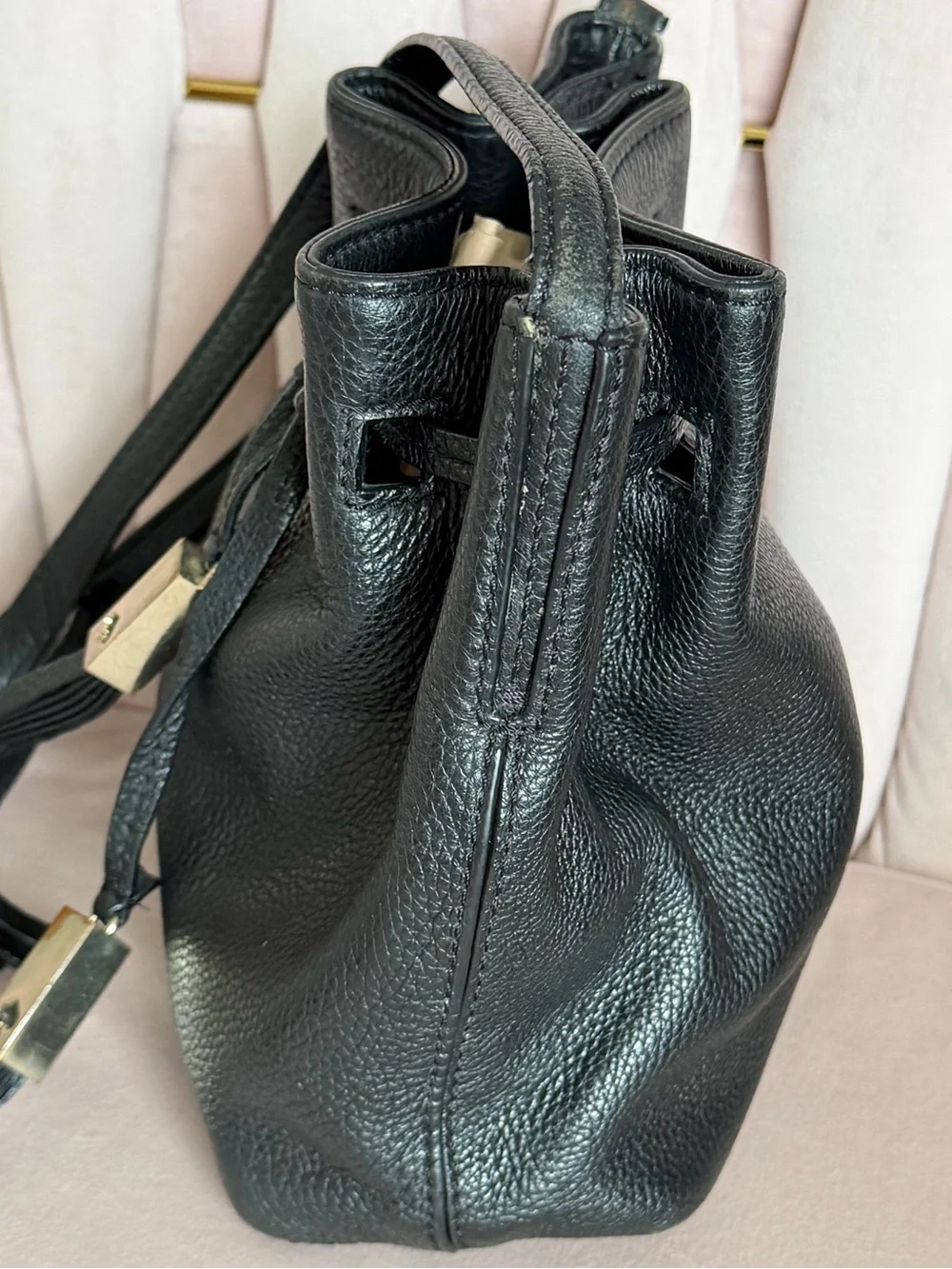 Kate Spade ♠️ Cooper Grey Street Black Leather Crossbody